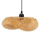 GloboStar® MEXICO 00718 Vintage Κρεμαστό Φωτιστικό Οροφής Μονόφωτο 1 x E27 Μπεζ Ξύλινο Μπαμπού Μ40 x Π30 x Y18cm GloboStar® MEXICO 00718 Vintage Κρεμαστό Φωτιστικό Οροφής Μονόφωτο 1 x E27 Μπεζ Ξύλινο Μπαμπού Μ40 x Π30 x Y18cm