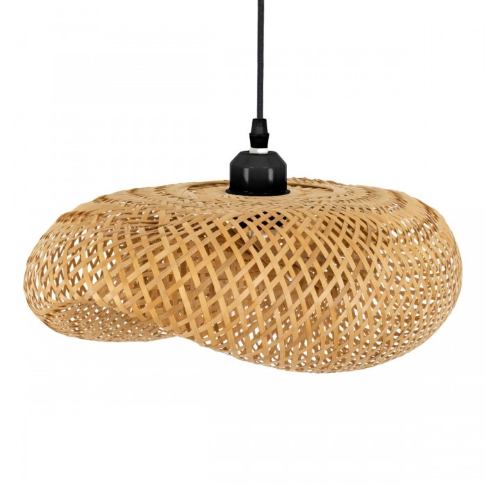 GloboStar® MEXICO 00718 Vintage Κρεμαστό Φωτιστικό Οροφής Μονόφωτο 1 x E27 Μπεζ Ξύλινο Μπαμπού Μ40 x Π30 x Y18cm GloboStar® MEXICO 00718 Vintage Κρεμαστό Φωτιστικό Οροφής Μονόφωτο 1 x E27 Μπεζ Ξύλινο Μπαμπού Μ40 x Π30 x Y18cm