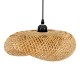 GloboStar® MEXICO 00718 Vintage Κρεμαστό Φωτιστικό Οροφής Μονόφωτο 1 x E27 Μπεζ Ξύλινο Μπαμπού Μ40 x Π30 x Y18cm GloboStar® MEXICO 00718 Vintage Κρεμαστό Φωτιστικό Οροφής Μονόφωτο 1 x E27 Μπεζ Ξύλινο Μπαμπού Μ40 x Π30 x Y18cm