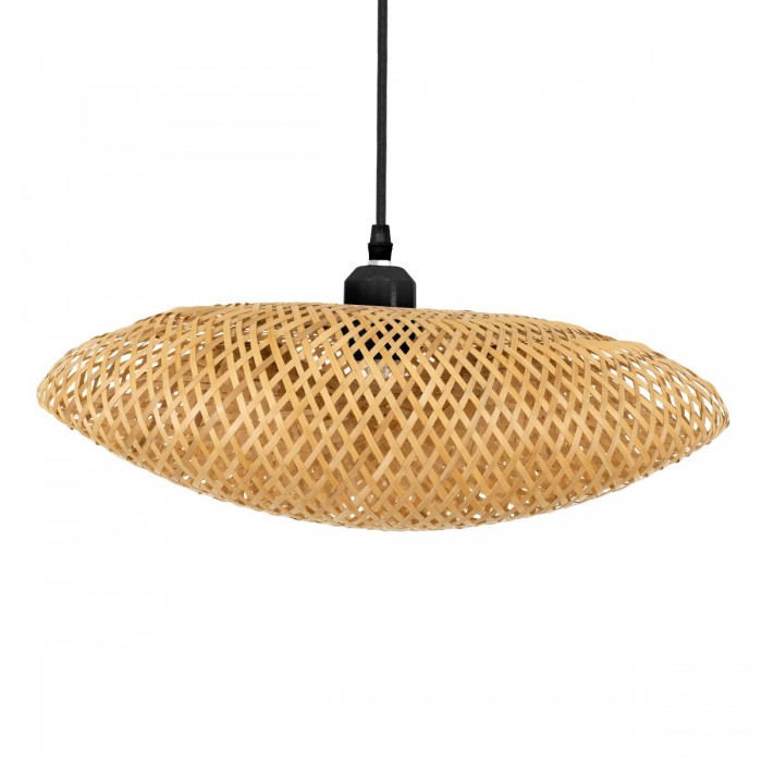 GloboStar® MEXICO 00718 Vintage Κρεμαστό Φωτιστικό Οροφής Μονόφωτο 1 x E27 Μπεζ Ξύλινο Μπαμπού Μ40 x Π30 x Y18cm GloboStar® MEXICO 00718 Vintage Κρεμαστό Φωτιστικό Οροφής Μονόφωτο 1 x E27 Μπεζ Ξύλινο Μπαμπού Μ40 x Π30 x Y18cm