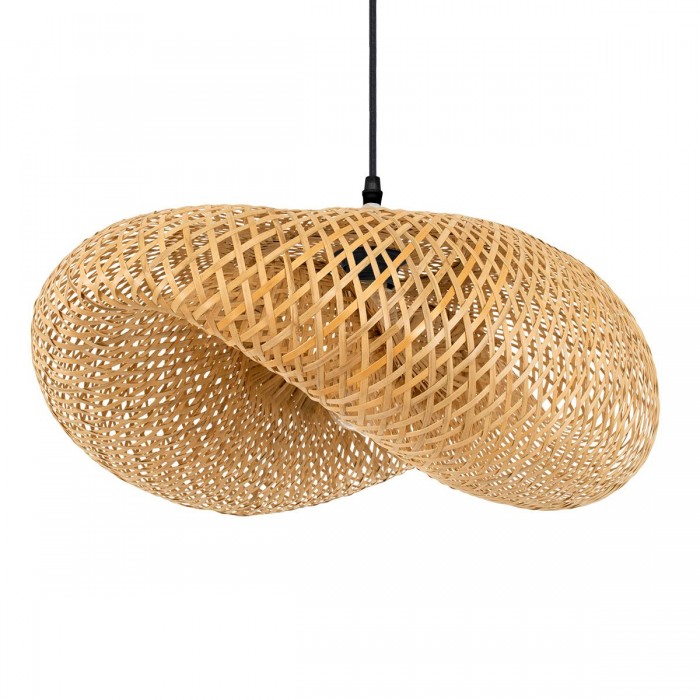 GloboStar® MEXICO 00719 Vintage Κρεμαστό Φωτιστικό Οροφής Μονόφωτο 1 x E27 Μπεζ Ξύλινο Μπαμπού Μ65 x Π46 x Y30cm GloboStar® MEXICO 00719 Vintage Κρεμαστό Φωτιστικό Οροφής Μονόφωτο 1 x E27 Μπεζ Ξύλινο Μπαμπού Μ65 x Π46 x Y30cm