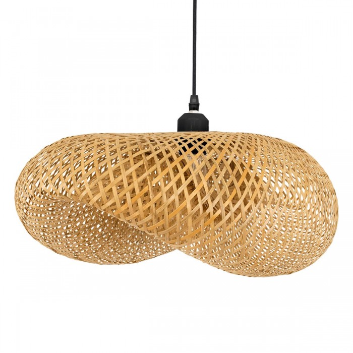 GloboStar® MEXICO 00719 Vintage Κρεμαστό Φωτιστικό Οροφής Μονόφωτο 1 x E27 Μπεζ Ξύλινο Μπαμπού Μ65 x Π46 x Y30cm GloboStar® MEXICO 00719 Vintage Κρεμαστό Φωτιστικό Οροφής Μονόφωτο 1 x E27 Μπεζ Ξύλινο Μπαμπού Μ65 x Π46 x Y30cm