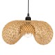 GloboStar® MEXICO 00719 Vintage Κρεμαστό Φωτιστικό Οροφής Μονόφωτο 1 x E27 Μπεζ Ξύλινο Μπαμπού Μ65 x Π46 x Y30cm GloboStar® MEXICO 00719 Vintage Κρεμαστό Φωτιστικό Οροφής Μονόφωτο 1 x E27 Μπεζ Ξύλινο Μπαμπού Μ65 x Π46 x Y30cm