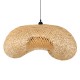 GloboStar® MEXICO 00721 Vintage Κρεμαστό Φωτιστικό Οροφής Μονόφωτο 1 x E27 Μπεζ Ξύλινο Μπαμπού Μ100 x Π80 x Y35cm GloboStar® MEXICO 00721 Vintage Κρεμαστό Φωτιστικό Οροφής Μονόφωτο 1 x E27 Μπεζ Ξύλινο Μπαμπού Μ100 x Π80 x Y35cm