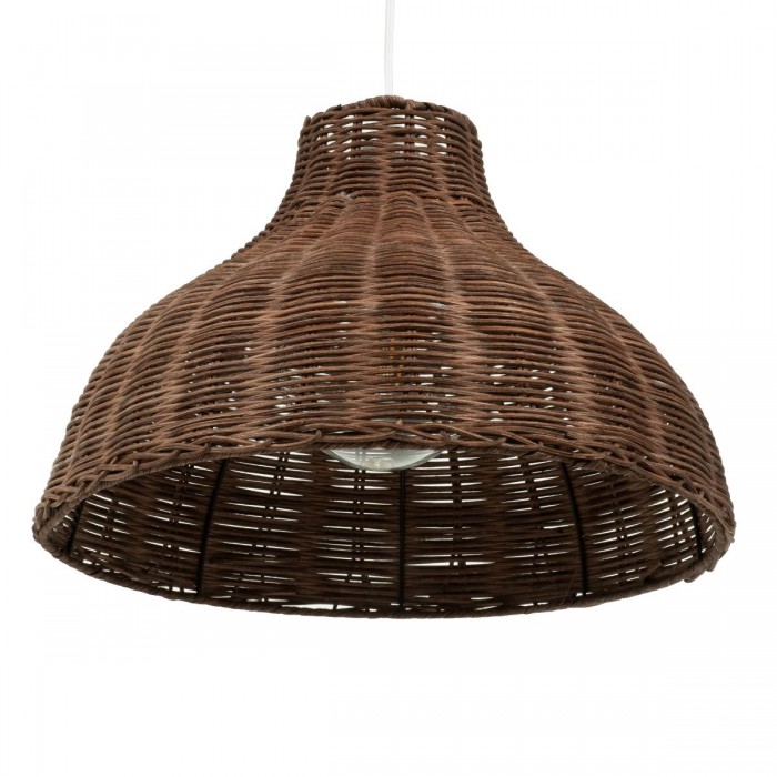 GloboStar® MAYOTTE 00725 Vintage Κρεμαστό Φωτιστικό Οροφής Μονόφωτο 1 x E27 Καφέ Ξύλινο Μπαμπού Φ40 x Y28cm GloboStar® MAYOTTE 00725 Vintage Κρεμαστό Φωτιστικό Οροφής Μονόφωτο 1 x E27 Καφέ Ξύλινο Μπαμπού Φ40 x Y28cm