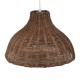 GloboStar® MAYOTTE 00725 Vintage Κρεμαστό Φωτιστικό Οροφής Μονόφωτο 1 x E27 Καφέ Ξύλινο Μπαμπού Φ40 x Y28cm GloboStar® MAYOTTE 00725 Vintage Κρεμαστό Φωτιστικό Οροφής Μονόφωτο 1 x E27 Καφέ Ξύλινο Μπαμπού Φ40 x Y28cm