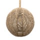 GloboStar® MANDALA 00731 Vintage Κρεμαστό Φωτιστικό Οροφής Μονόφωτο 1 x E27 Πλέγμα με Μπεζ Σχοινί Φ30 x Υ30cm GloboStar® MANDALA 00731 Vintage Κρεμαστό Φωτιστικό Οροφής Μονόφωτο 1 x E27 Πλέγμα με Μπεζ Σχοινί Φ30 x Υ30cm