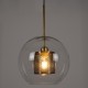 GloboStar® AVERY 00740 Μοντέρνο Κρεμαστό Φωτιστικό Οροφής Μονόφωτο 1 x E27 Διάφανο Γυάλινο με Χρυσό Μεταλλικό Πλέγμα Φ30 x Υ48cm GloboStar® AVERY 00740 Μοντέρνο Κρεμαστό Φωτιστικό Οροφής Μονόφωτο 1 x E27 Διάφανο Γυάλινο με Χρυσό Μεταλλικό Πλέγμα Φ30 x Υ48cm