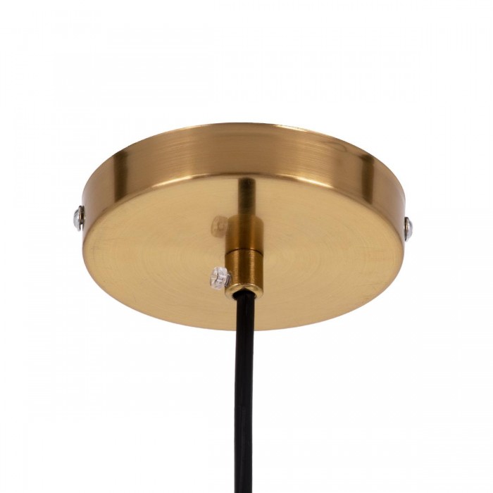 GloboStar® AVERY 00740 Μοντέρνο Κρεμαστό Φωτιστικό Οροφής Μονόφωτο 1 x E27 Διάφανο Γυάλινο με Χρυσό Μεταλλικό Πλέγμα Φ30 x Υ48cm GloboStar® AVERY 00740 Μοντέρνο Κρεμαστό Φωτιστικό Οροφής Μονόφωτο 1 x E27 Διάφανο Γυάλινο με Χρυσό Μεταλλικό Πλέγμα Φ30 x Υ48cm