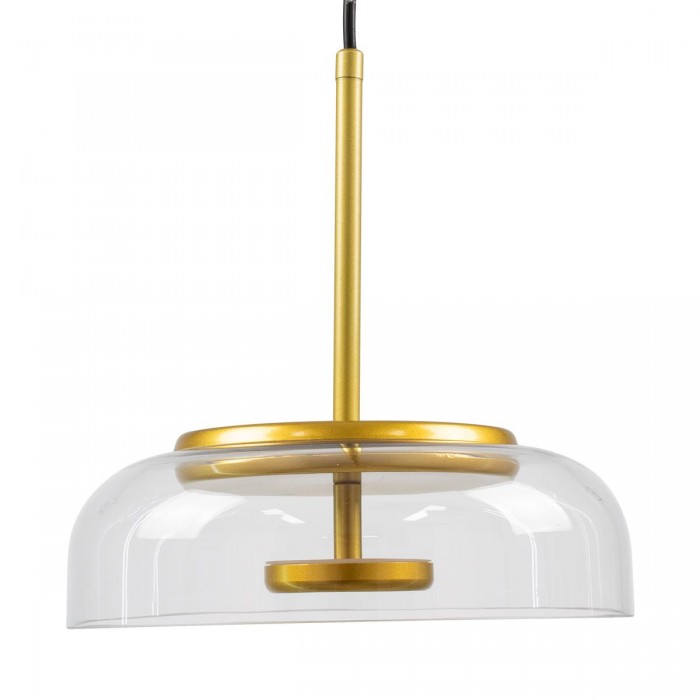 GloboStar® CHARLOTTE 00742 Μοντέρνο Κρεμαστό Φωτιστικό Οροφής Μονόφωτο Διάφανο Γυάλινο Χρυσό Μεταλλικό CREE LED 5W 500lm 180° AC 85-265V Θερμό Λευκό 2700K Φ23 x Υ23cm GloboStar® CHARLOTTE 00742 Μοντέρνο Κρεμαστό Φωτιστικό Οροφής Μονόφωτο Διάφανο Γυάλινο Χρυσό Μεταλλικό CREE LED 5W 500lm 180° AC 85-265V Θερμό Λευκό 2700K Φ23 x Υ23cm