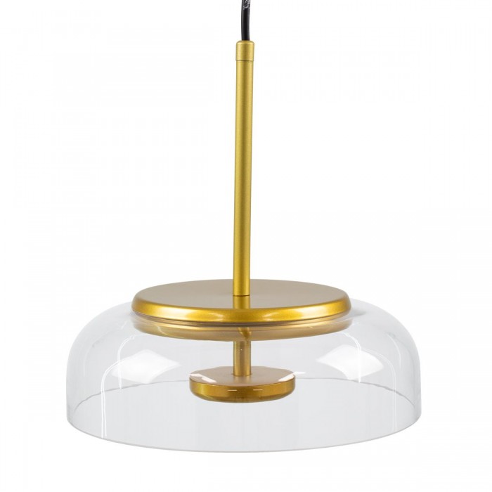 GloboStar® CHARLOTTE 00742 Μοντέρνο Κρεμαστό Φωτιστικό Οροφής Μονόφωτο Διάφανο Γυάλινο Χρυσό Μεταλλικό CREE LED 5W 500lm 180° AC 85-265V Θερμό Λευκό 2700K Φ23 x Υ23cm GloboStar® CHARLOTTE 00742 Μοντέρνο Κρεμαστό Φωτιστικό Οροφής Μονόφωτο Διάφανο Γυάλινο Χρυσό Μεταλλικό CREE LED 5W 500lm 180° AC 85-265V Θερμό Λευκό 2700K Φ23 x Υ23cm