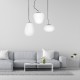 GloboStar® FREYA 00745 Μοντέρνο Κρεμαστό Φωτιστικό Οροφής Μονόφωτο 1 x E27 Λευκό Γυάλινο Φ24 x Υ35cm GloboStar® FREYA 00745 Μοντέρνο Κρεμαστό Φωτιστικό Οροφής Μονόφωτο 1 x E27 Λευκό Γυάλινο Φ24 x Υ35cm