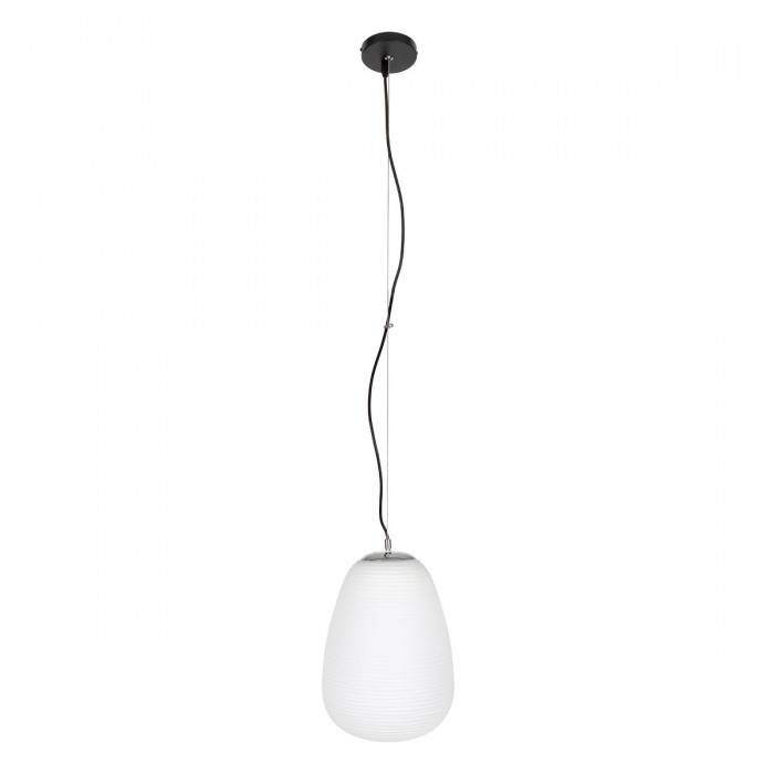 GloboStar® FREYA 00745 Μοντέρνο Κρεμαστό Φωτιστικό Οροφής Μονόφωτο 1 x E27 Λευκό Γυάλινο Φ24 x Υ35cm GloboStar® FREYA 00745 Μοντέρνο Κρεμαστό Φωτιστικό Οροφής Μονόφωτο 1 x E27 Λευκό Γυάλινο Φ24 x Υ35cm