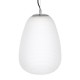 GloboStar® FREYA 00745 Μοντέρνο Κρεμαστό Φωτιστικό Οροφής Μονόφωτο 1 x E27 Λευκό Γυάλινο Φ24 x Υ35cm GloboStar® FREYA 00745 Μοντέρνο Κρεμαστό Φωτιστικό Οροφής Μονόφωτο 1 x E27 Λευκό Γυάλινο Φ24 x Υ35cm
