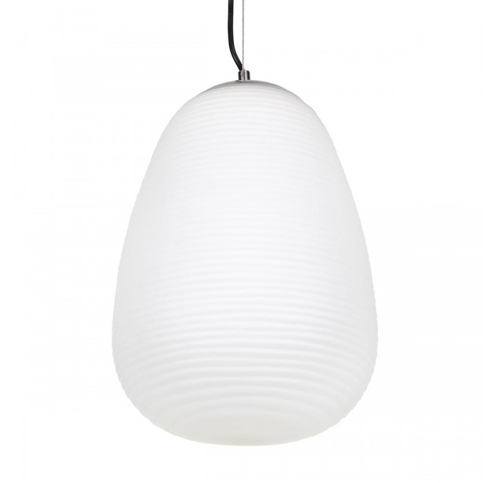 GloboStar® FREYA 00745 Μοντέρνο Κρεμαστό Φωτιστικό Οροφής Μονόφωτο 1 x E27 Λευκό Γυάλινο Φ24 x Υ35cm GloboStar® FREYA 00745 Μοντέρνο Κρεμαστό Φωτιστικό Οροφής Μονόφωτο 1 x E27 Λευκό Γυάλινο Φ24 x Υ35cm