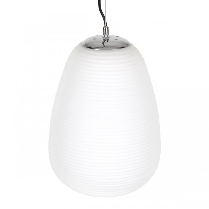 GloboStar® FREYA 00745 Μοντέρνο Κρεμαστό Φωτιστικό Οροφής Μονόφωτο 1 x E27 Λευκό Γυάλινο Φ24 x Υ35cm GloboStar® FREYA 00745 Μοντέρνο Κρεμαστό Φωτιστικό Οροφής Μονόφωτο 1 x E27 Λευκό Γυάλινο Φ24 x Υ35cm