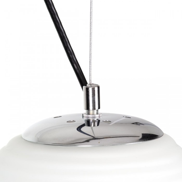 GloboStar® FREYA 00745 Μοντέρνο Κρεμαστό Φωτιστικό Οροφής Μονόφωτο 1 x E27 Λευκό Γυάλινο Φ24 x Υ35cm GloboStar® FREYA 00745 Μοντέρνο Κρεμαστό Φωτιστικό Οροφής Μονόφωτο 1 x E27 Λευκό Γυάλινο Φ24 x Υ35cm