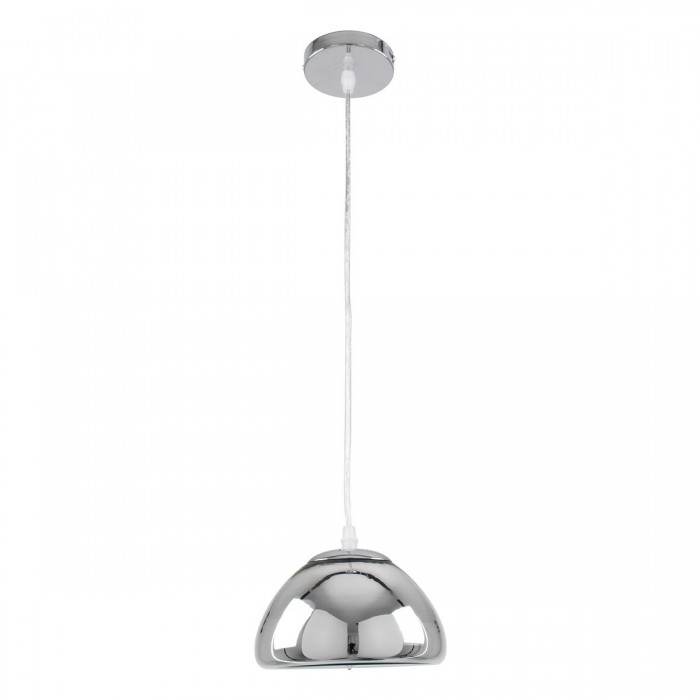 GloboStar® CRISTIN 00756 Μοντέρνο Κρεμαστό Φωτιστικό Οροφής Μονόφωτο 1 x G4 AC 230V Ασημί Νίκελ Γυάλινο Φ18 x Υ13cm GloboStar® CRISTIN 00756 Μοντέρνο Κρεμαστό Φωτιστικό Οροφής Μονόφωτο 1 x G4 AC 230V Ασημί Νίκελ Γυάλινο Φ18 x Υ13cm