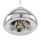 GloboStar® CRISTIN 00756 Μοντέρνο Κρεμαστό Φωτιστικό Οροφής Μονόφωτο 1 x G4 AC 230V Ασημί Νίκελ Γυάλινο Φ18 x Υ13cm GloboStar® CRISTIN 00756 Μοντέρνο Κρεμαστό Φωτιστικό Οροφής Μονόφωτο 1 x G4 AC 230V Ασημί Νίκελ Γυάλινο Φ18 x Υ13cm