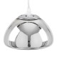 GloboStar® CRISTIN 00756 Μοντέρνο Κρεμαστό Φωτιστικό Οροφής Μονόφωτο 1 x G4 AC 230V Ασημί Νίκελ Γυάλινο Φ18 x Υ13cm GloboStar® CRISTIN 00756 Μοντέρνο Κρεμαστό Φωτιστικό Οροφής Μονόφωτο 1 x G4 AC 230V Ασημί Νίκελ Γυάλινο Φ18 x Υ13cm