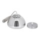 GloboStar® CRISTIN 00756 Μοντέρνο Κρεμαστό Φωτιστικό Οροφής Μονόφωτο 1 x G4 AC 230V Ασημί Νίκελ Γυάλινο Φ18 x Υ13cm GloboStar® CRISTIN 00756 Μοντέρνο Κρεμαστό Φωτιστικό Οροφής Μονόφωτο 1 x G4 AC 230V Ασημί Νίκελ Γυάλινο Φ18 x Υ13cm