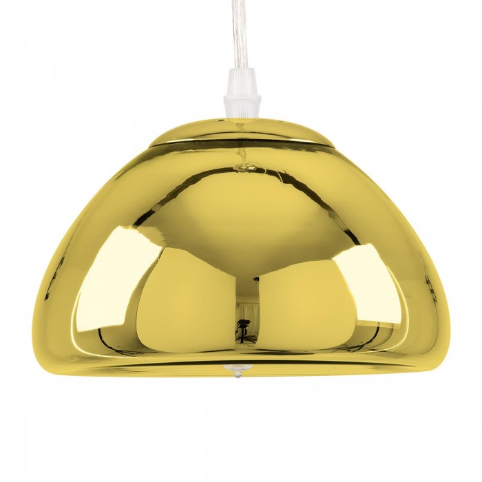 GloboStar® CRISTIN 00757 Μοντέρνο Κρεμαστό Φωτιστικό Οροφής Μονόφωτο 1 x G4 AC 230V Χρυσό Γυάλινο Φ18 x Υ13cm GloboStar® CRISTIN 00757 Μοντέρνο Κρεμαστό Φωτιστικό Οροφής Μονόφωτο 1 x G4 AC 230V Χρυσό Γυάλινο Φ18 x Υ13cm