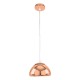 GloboStar® CRISTIN 00758 Μοντέρνο Κρεμαστό Φωτιστικό Οροφής Μονόφωτο 1 x G4 AC 230V Χάλκινο Γυάλινο Φ18 x Υ13cm GloboStar® CRISTIN 00758 Μοντέρνο Κρεμαστό Φωτιστικό Οροφής Μονόφωτο 1 x G4 AC 230V Χάλκινο Γυάλινο Φ18 x Υ13cm