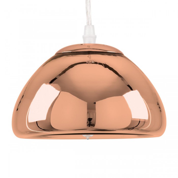 GloboStar® CRISTIN 00758 Μοντέρνο Κρεμαστό Φωτιστικό Οροφής Μονόφωτο 1 x G4 AC 230V Χάλκινο Γυάλινο Φ18 x Υ13cm GloboStar® CRISTIN 00758 Μοντέρνο Κρεμαστό Φωτιστικό Οροφής Μονόφωτο 1 x G4 AC 230V Χάλκινο Γυάλινο Φ18 x Υ13cm