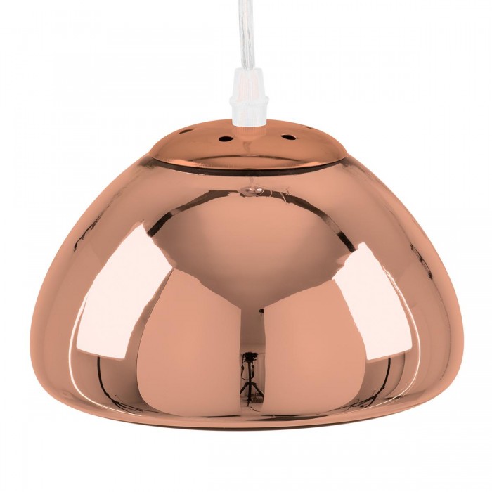 GloboStar® CRISTIN 00758 Μοντέρνο Κρεμαστό Φωτιστικό Οροφής Μονόφωτο 1 x G4 AC 230V Χάλκινο Γυάλινο Φ18 x Υ13cm GloboStar® CRISTIN 00758 Μοντέρνο Κρεμαστό Φωτιστικό Οροφής Μονόφωτο 1 x G4 AC 230V Χάλκινο Γυάλινο Φ18 x Υ13cm