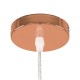 GloboStar® CRISTIN 00758 Μοντέρνο Κρεμαστό Φωτιστικό Οροφής Μονόφωτο 1 x G4 AC 230V Χάλκινο Γυάλινο Φ18 x Υ13cm GloboStar® CRISTIN 00758 Μοντέρνο Κρεμαστό Φωτιστικό Οροφής Μονόφωτο 1 x G4 AC 230V Χάλκινο Γυάλινο Φ18 x Υ13cm