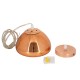 GloboStar® CRISTIN 00758 Μοντέρνο Κρεμαστό Φωτιστικό Οροφής Μονόφωτο 1 x G4 AC 230V Χάλκινο Γυάλινο Φ18 x Υ13cm GloboStar® CRISTIN 00758 Μοντέρνο Κρεμαστό Φωτιστικό Οροφής Μονόφωτο 1 x G4 AC 230V Χάλκινο Γυάλινο Φ18 x Υ13cm