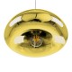 GloboStar® CRISTIN 00760 Μοντέρνο Κρεμαστό Φωτιστικό Οροφής Μονόφωτο 1 x E27 Χρυσό Γυάλινο Φ30 x Υ19cm GloboStar® CRISTIN 00760 Μοντέρνο Κρεμαστό Φωτιστικό Οροφής Μονόφωτο 1 x E27 Χρυσό Γυάλινο Φ30 x Υ19cm