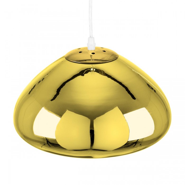 GloboStar® CRISTIN 00760 Μοντέρνο Κρεμαστό Φωτιστικό Οροφής Μονόφωτο 1 x E27 Χρυσό Γυάλινο Φ30 x Υ19cm GloboStar® CRISTIN 00760 Μοντέρνο Κρεμαστό Φωτιστικό Οροφής Μονόφωτο 1 x E27 Χρυσό Γυάλινο Φ30 x Υ19cm