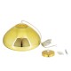 GloboStar® CRISTIN 00760 Μοντέρνο Κρεμαστό Φωτιστικό Οροφής Μονόφωτο 1 x E27 Χρυσό Γυάλινο Φ30 x Υ19cm GloboStar® CRISTIN 00760 Μοντέρνο Κρεμαστό Φωτιστικό Οροφής Μονόφωτο 1 x E27 Χρυσό Γυάλινο Φ30 x Υ19cm