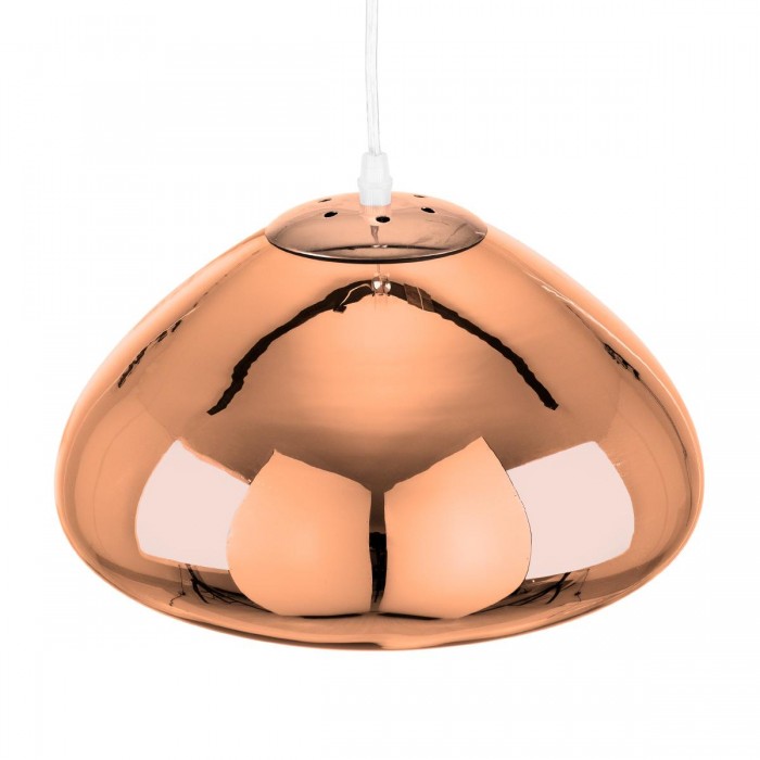 GloboStar® CRISTIN 00761 Μοντέρνο Κρεμαστό Φωτιστικό Οροφής Μονόφωτο 1 x E27 Χάλκινο Γυάλινο Φ30 x Υ19cm GloboStar® CRISTIN 00761 Μοντέρνο Κρεμαστό Φωτιστικό Οροφής Μονόφωτο 1 x E27 Χάλκινο Γυάλινο Φ30 x Υ19cm