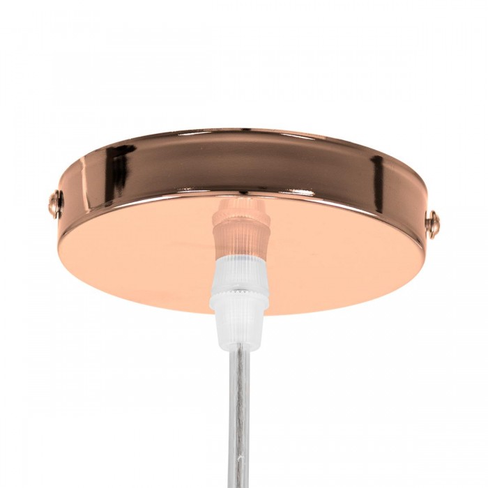 GloboStar® CRISTIN 00761 Μοντέρνο Κρεμαστό Φωτιστικό Οροφής Μονόφωτο 1 x E27 Χάλκινο Γυάλινο Φ30 x Υ19cm GloboStar® CRISTIN 00761 Μοντέρνο Κρεμαστό Φωτιστικό Οροφής Μονόφωτο 1 x E27 Χάλκινο Γυάλινο Φ30 x Υ19cm