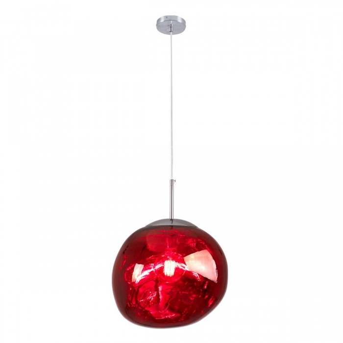 GloboStar® DIXAR 00763 Μοντέρνο Κρεμαστό Φωτιστικό Οροφής Μονόφωτο 1 x E27 Γυάλινο Κόκκινο Φ36 x Υ45cm GloboStar® DIXAR 00763 Μοντέρνο Κρεμαστό Φωτιστικό Οροφής Μονόφωτο 1 x E27 Γυάλινο Κόκκινο Φ36 x Υ45cm