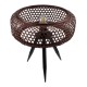 GloboStar® ZORION 00770 Vintage Επιτραπέζιο Φωτιστικό Πορτατίφ Λαμπατέρ Μονόφωτο Μπαμπού Καφέ Πλέγμα Φ40 x Υ15.5cm GloboStar® ZORION 00770 Vintage Επιτραπέζιο Φωτιστικό Πορτατίφ Λαμπατέρ Μονόφωτο Μπαμπού Καφέ Πλέγμα Φ40 x Υ15.5cm