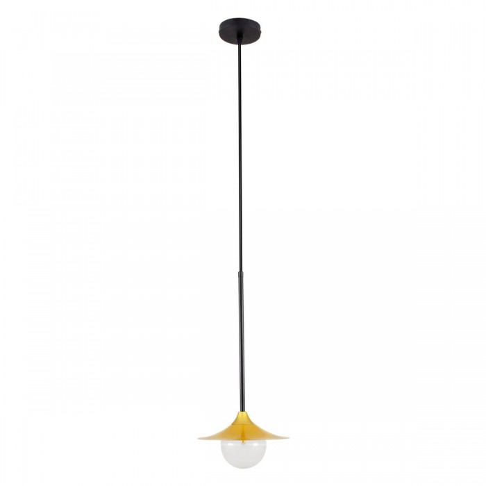 GloboStar® JOLIET 00777 Μοντέρνο Κρεμαστό Φωτιστικό Οροφής Μονόφωτο 1 x G9 AC 230V Μαύρο - Χρυσό Μεταλλικό Πλέγμα Φ20 x Υ43cm