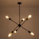 GloboStar® ZANE 00784 Μοντέρνο Φωτιστικό Οροφής Πολύφωτο Μαύρο Μεταλλικό Ράγα Φ70 x Y100cm GloboStar® ZANE 00784 Μοντέρνο Φωτιστικό Οροφής Πολύφωτο Μαύρο Μεταλλικό Ράγα Φ70 x Y100cm