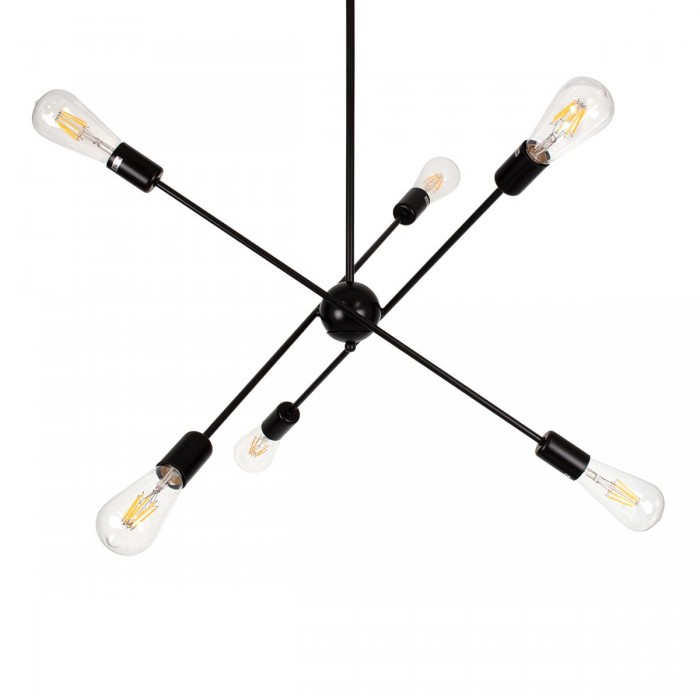 GloboStar® ZANE 00784 Μοντέρνο Φωτιστικό Οροφής Πολύφωτο Μαύρο Μεταλλικό Ράγα Φ70 x Y100cm GloboStar® ZANE 00784 Μοντέρνο Φωτιστικό Οροφής Πολύφωτο Μαύρο Μεταλλικό Ράγα Φ70 x Y100cm