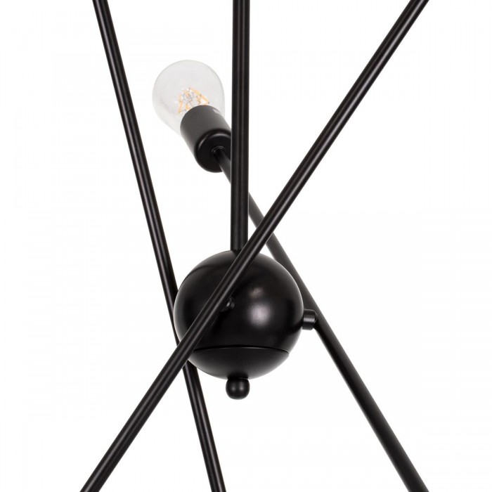GloboStar® ZANE 00784 Μοντέρνο Φωτιστικό Οροφής Πολύφωτο Μαύρο Μεταλλικό Ράγα Φ70 x Y100cm GloboStar® ZANE 00784 Μοντέρνο Φωτιστικό Οροφής Πολύφωτο Μαύρο Μεταλλικό Ράγα Φ70 x Y100cm