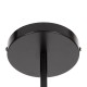 GloboStar® ZANE 00784 Μοντέρνο Φωτιστικό Οροφής Πολύφωτο Μαύρο Μεταλλικό Ράγα Φ70 x Y100cm GloboStar® ZANE 00784 Μοντέρνο Φωτιστικό Οροφής Πολύφωτο Μαύρο Μεταλλικό Ράγα Φ70 x Y100cm
