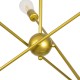 GloboStar® ZANE 00786 Μοντέρνο Φωτιστικό Οροφής Πολύφωτο Χρυσό Μεταλλικό Ράγα Φ70 x Y100cm GloboStar® ZANE 00786 Μοντέρνο Φωτιστικό Οροφής Πολύφωτο Χρυσό Μεταλλικό Ράγα Φ70 x Y100cm