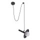 GloboStar® CELEST 00789 Μοντέρνο Μεταλλικό Κρεμαστό Φωτιστικό Οροφής Ανάρτηση Μονόφωτο 1 x G9 Μαύρο με Λευκό Γυαλί Φ20 x Y26.5cm GloboStar® CELEST 00789 Μοντέρνο Μεταλλικό Κρεμαστό Φωτιστικό Οροφής Ανάρτηση Μονόφωτο 1 x G9 Μαύρο με Λευκό Γυαλί Φ20 x Y26.5cm