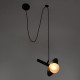 GloboStar® CELEST 00789 Μοντέρνο Μεταλλικό Κρεμαστό Φωτιστικό Οροφής Ανάρτηση Μονόφωτο 1 x G9 Μαύρο με Λευκό Γυαλί Φ20 x Y26.5cm GloboStar® CELEST 00789 Μοντέρνο Μεταλλικό Κρεμαστό Φωτιστικό Οροφής Ανάρτηση Μονόφωτο 1 x G9 Μαύρο με Λευκό Γυαλί Φ20 x Y26.5cm