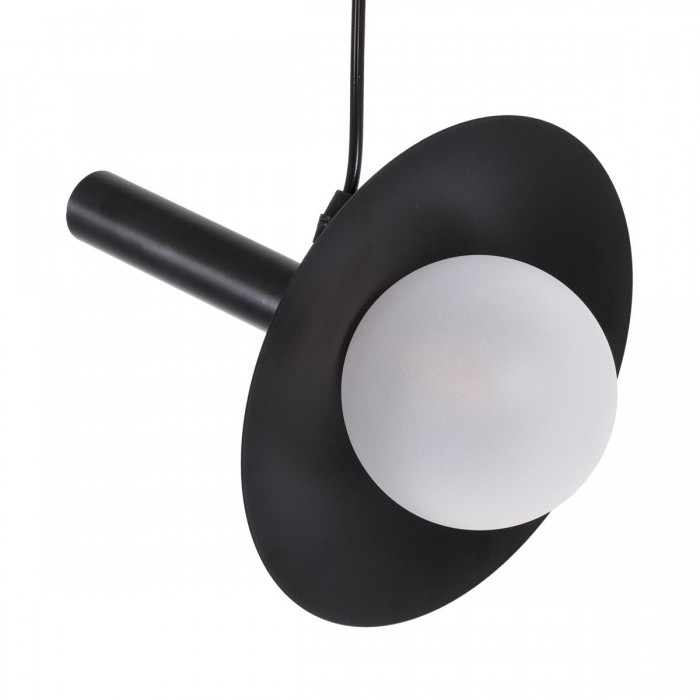 GloboStar® CELEST 00789 Μοντέρνο Μεταλλικό Κρεμαστό Φωτιστικό Οροφής Ανάρτηση Μονόφωτο 1 x G9 Μαύρο με Λευκό Γυαλί Φ20 x Y26.5cm GloboStar® CELEST 00789 Μοντέρνο Μεταλλικό Κρεμαστό Φωτιστικό Οροφής Ανάρτηση Μονόφωτο 1 x G9 Μαύρο με Λευκό Γυαλί Φ20 x Y26.5cm