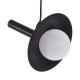 GloboStar® CELEST 00789 Μοντέρνο Μεταλλικό Κρεμαστό Φωτιστικό Οροφής Ανάρτηση Μονόφωτο 1 x G9 Μαύρο με Λευκό Γυαλί Φ20 x Y26.5cm GloboStar® CELEST 00789 Μοντέρνο Μεταλλικό Κρεμαστό Φωτιστικό Οροφής Ανάρτηση Μονόφωτο 1 x G9 Μαύρο με Λευκό Γυαλί Φ20 x Y26.5cm