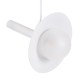 GloboStar® CELEST 00790 Μοντέρνο Μεταλλικό Κρεμαστό Φωτιστικό Οροφής Ανάρτηση Μονόφωτο 1 x G9 Λευκό με Λευκό Γυαλί Φ20 x Y26.5cm GloboStar® CELEST 00790 Μοντέρνο Μεταλλικό Κρεμαστό Φωτιστικό Οροφής Ανάρτηση Μονόφωτο 1 x G9 Λευκό με Λευκό Γυαλί Φ20 x Y26.5cm