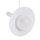 GloboStar® CELEST 00790 Μοντέρνο Μεταλλικό Κρεμαστό Φωτιστικό Οροφής Ανάρτηση Μονόφωτο 1 x G9 Λευκό με Λευκό Γυαλί Φ20 x Y26.5cm GloboStar® CELEST 00790 Μοντέρνο Μεταλλικό Κρεμαστό Φωτιστικό Οροφής Ανάρτηση Μονόφωτο 1 x G9 Λευκό με Λευκό Γυαλί Φ20 x Y26.5cm